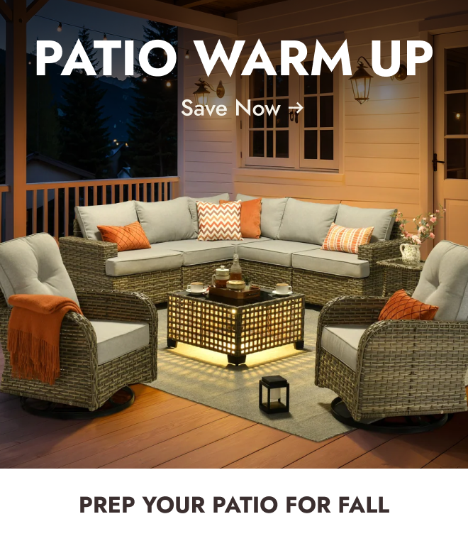 How to warm up your patio for fall