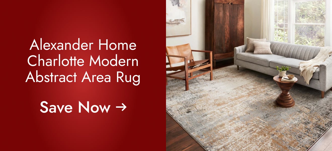 Alexander Home Charlotte Modern Abstract Area Rug