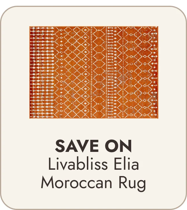 Livabliss Elia Moroccan Trellis Area Rug