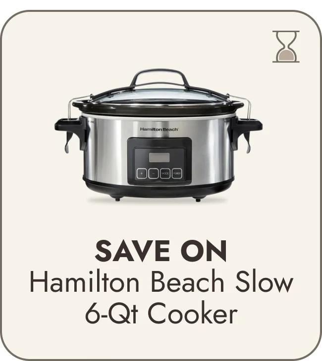 Hamilton Beach Programmable Stay or Go 6 Quart Slow Cooker