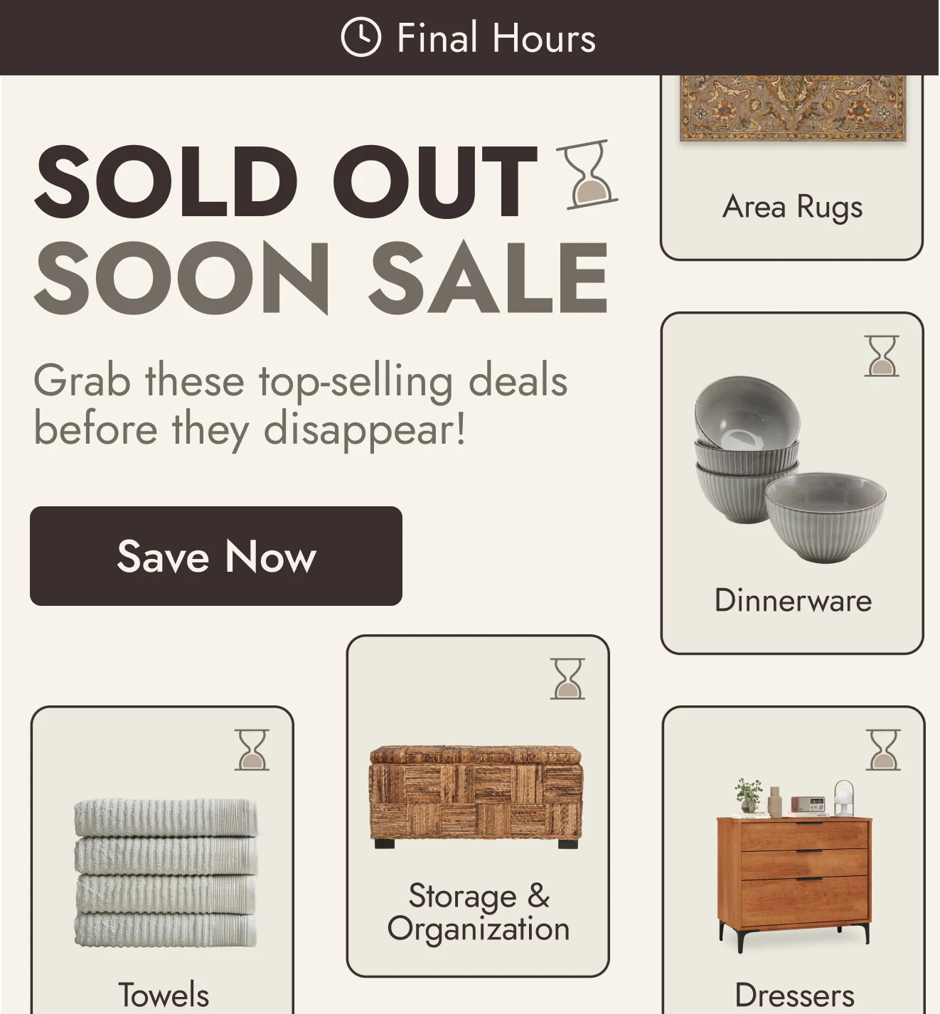 Sold Out Soon Sale