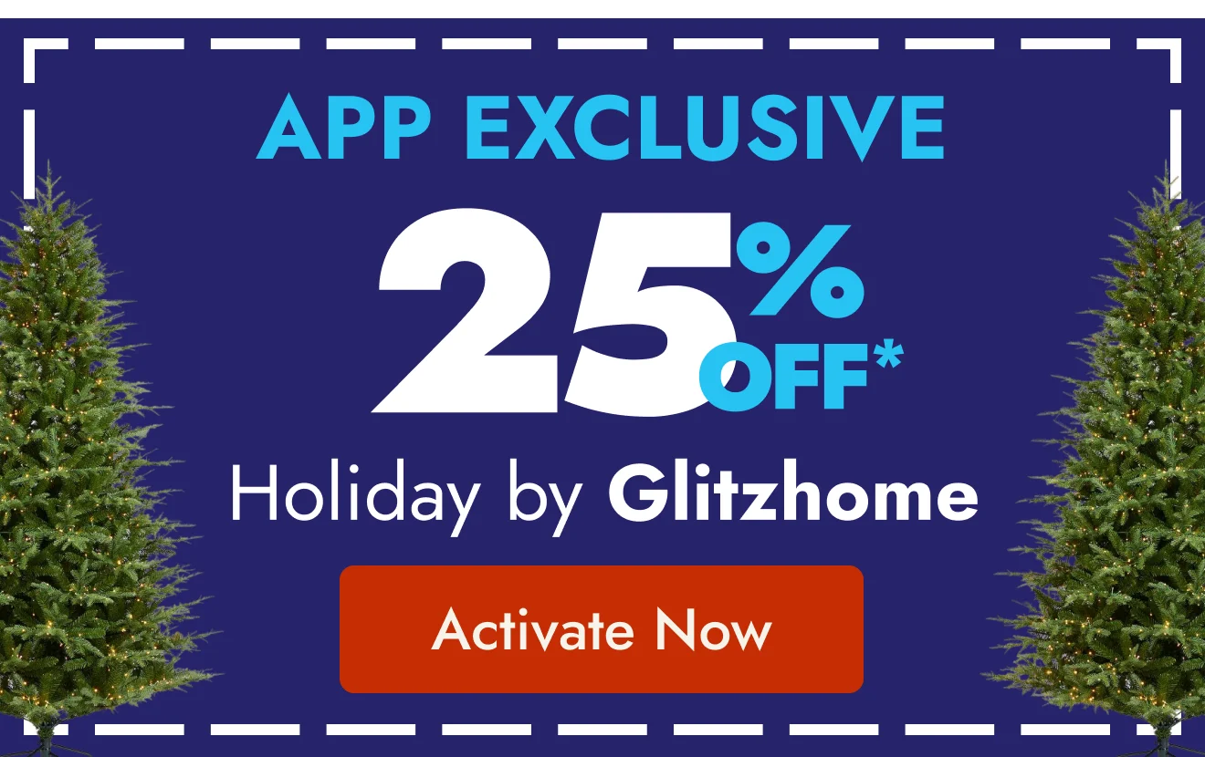 25% off Glitzhome Holiday in app