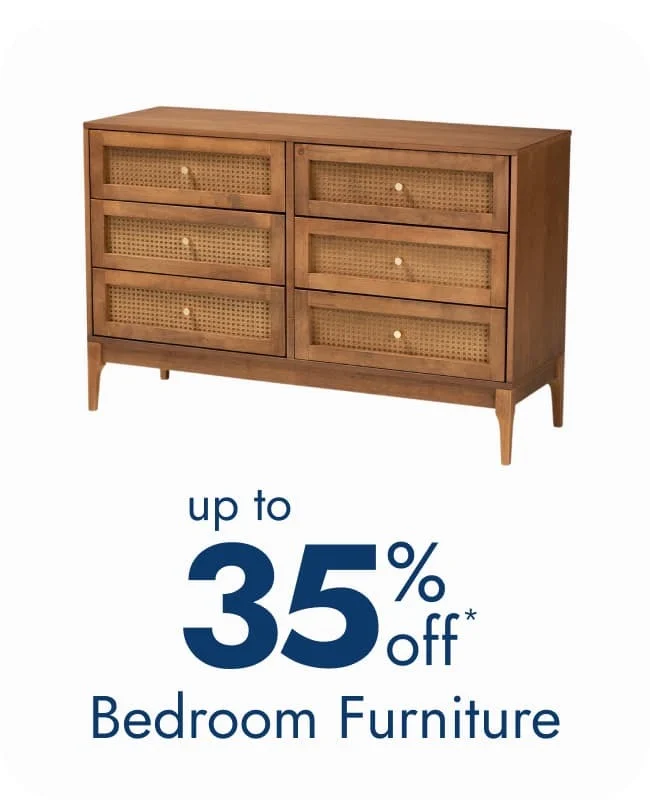 Save on Bedroom Furniture - up to 35% off