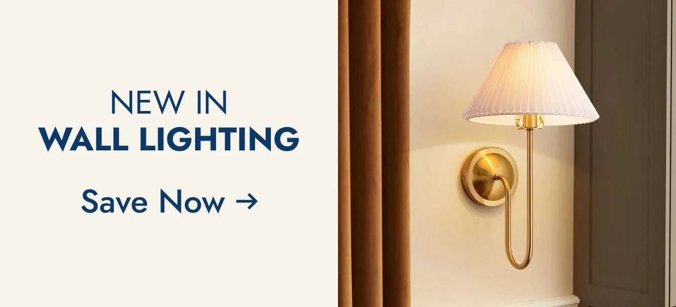 New in wall lighting