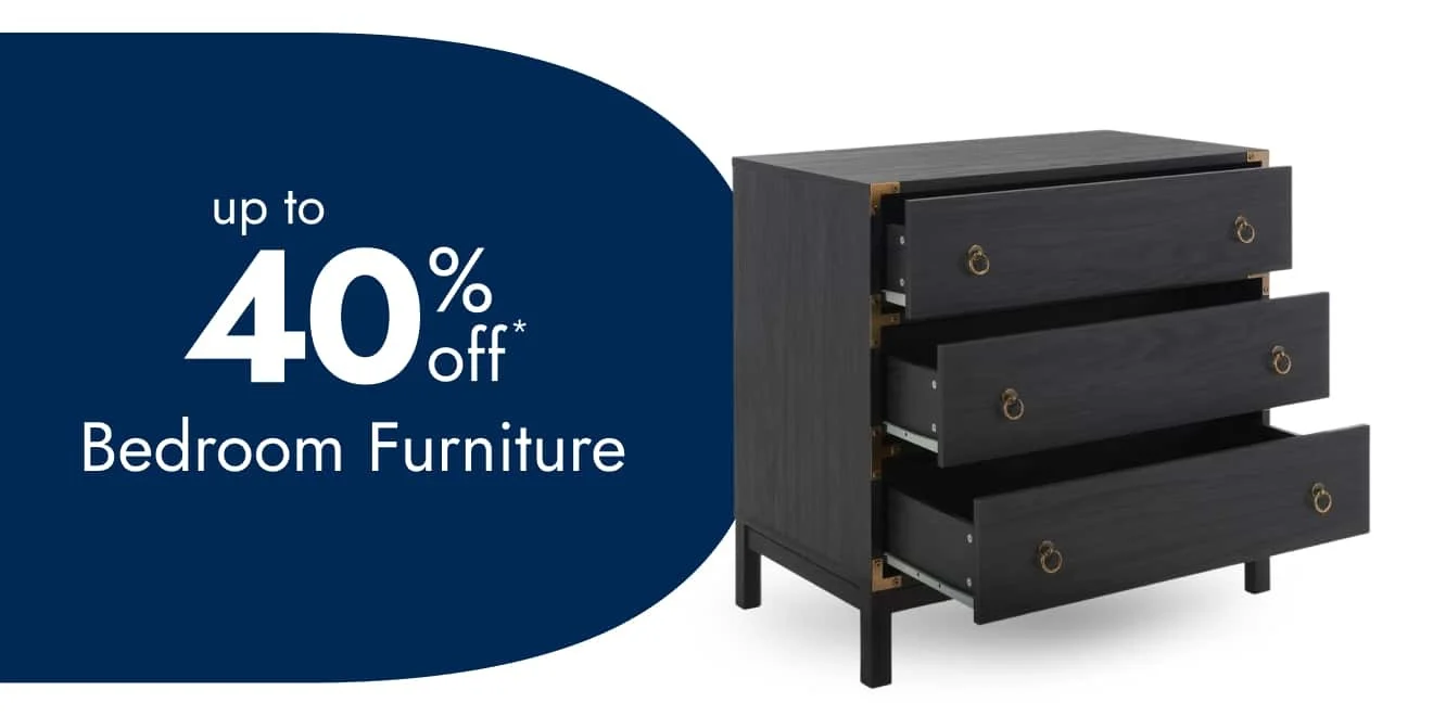 Up to 40% Off Bedroom Furniture