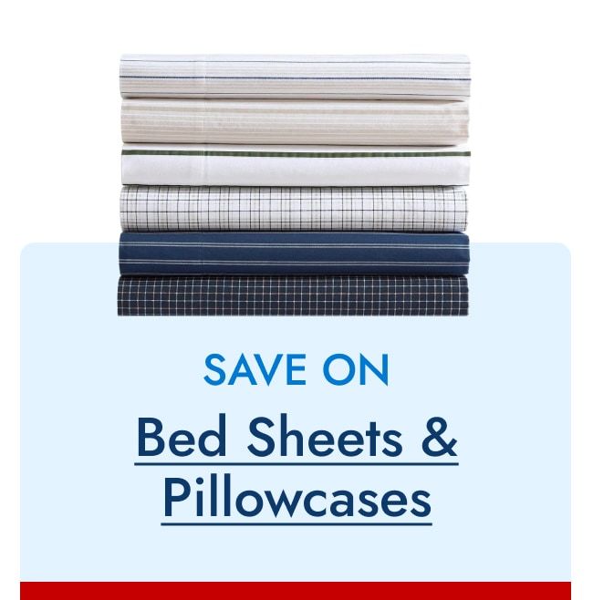 Save on Bed Sheets & Pillowcases