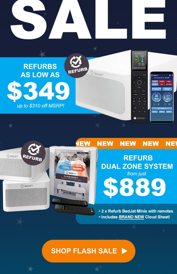 Flash Sale. Refurbs as low as $349. New Refurb Dual Zone Systems from $889. Shop flash sale while supplies last.