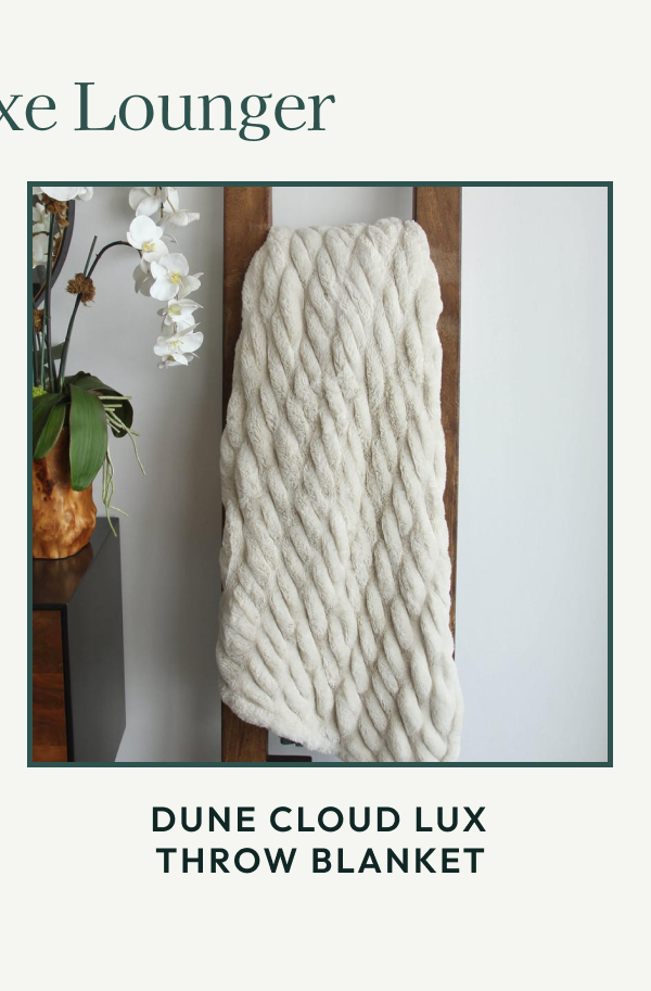Keiki Co. Dune Cloud Lux Throw Blanket
