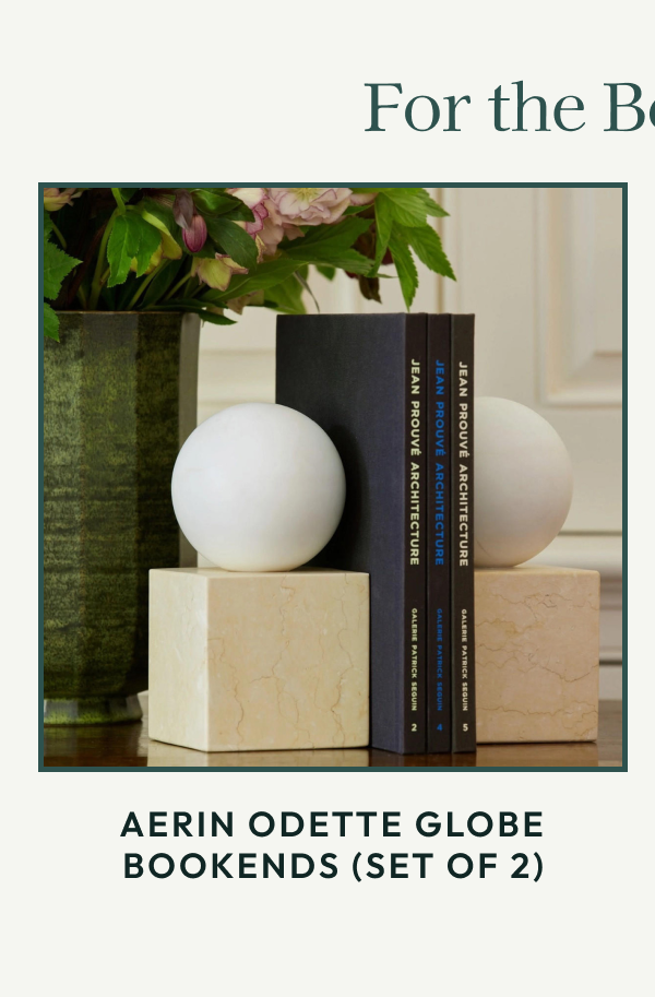 Aerin Odette Globe Bookends (Set of 2)