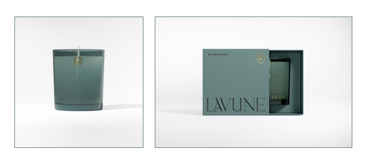 Lavune Evergreen Candle