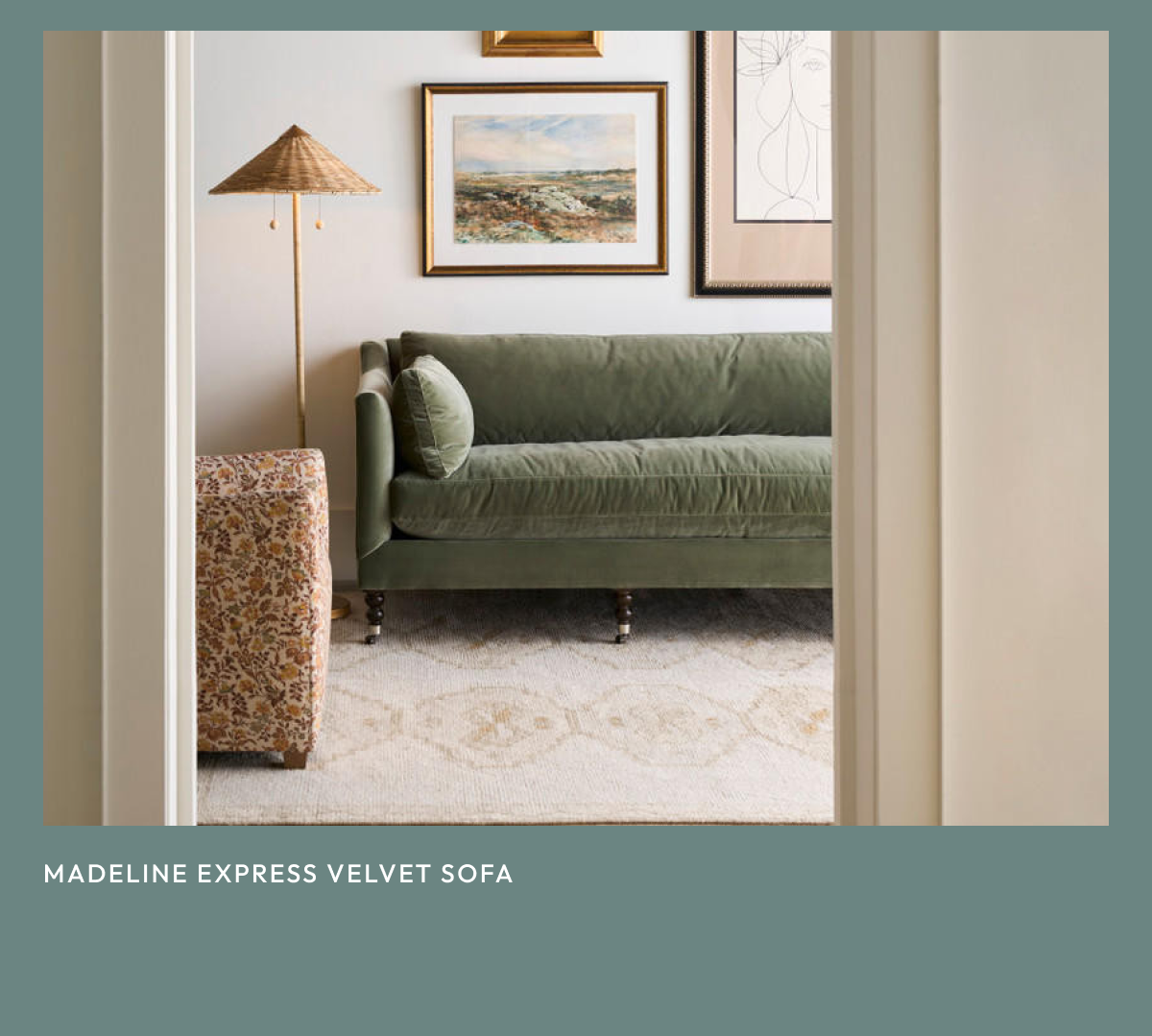 Madeline Express Velvet Sofa