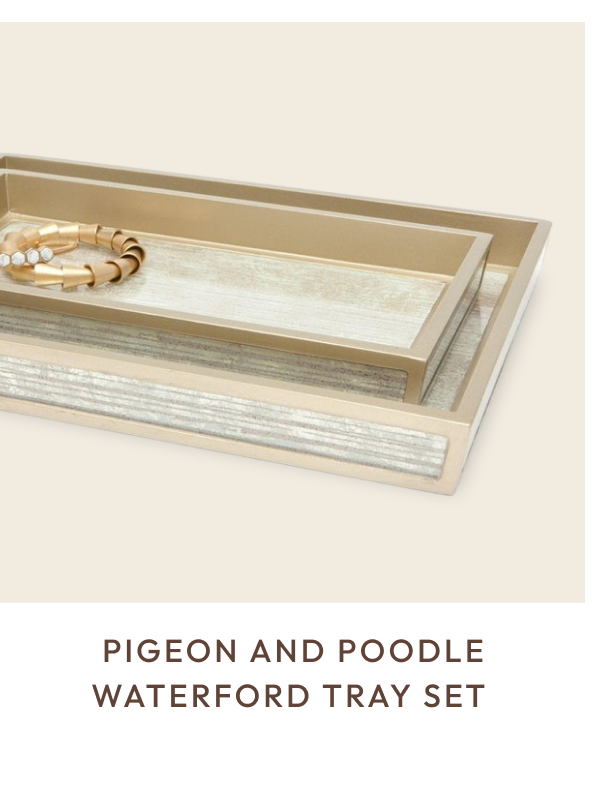 Waterford Tray Set