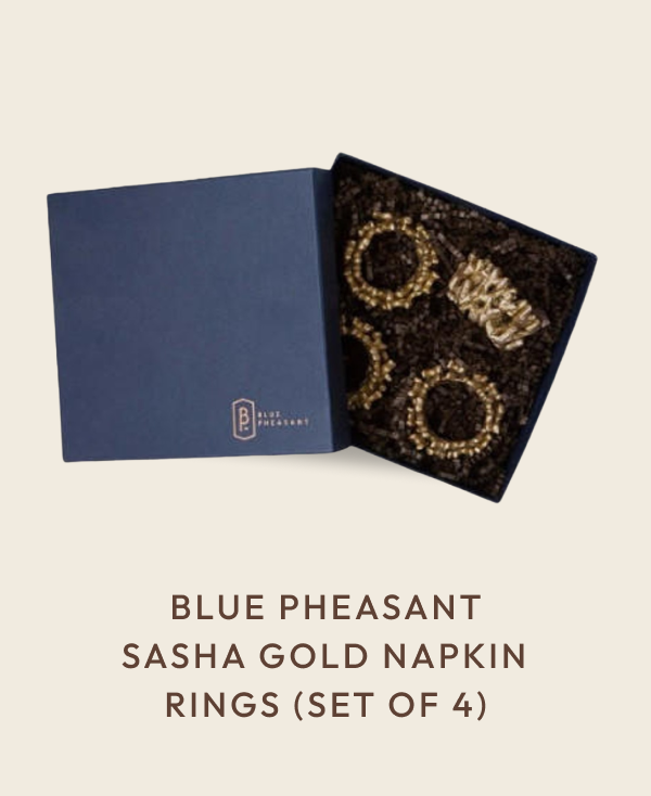 Sasha Gold Napkin Rings