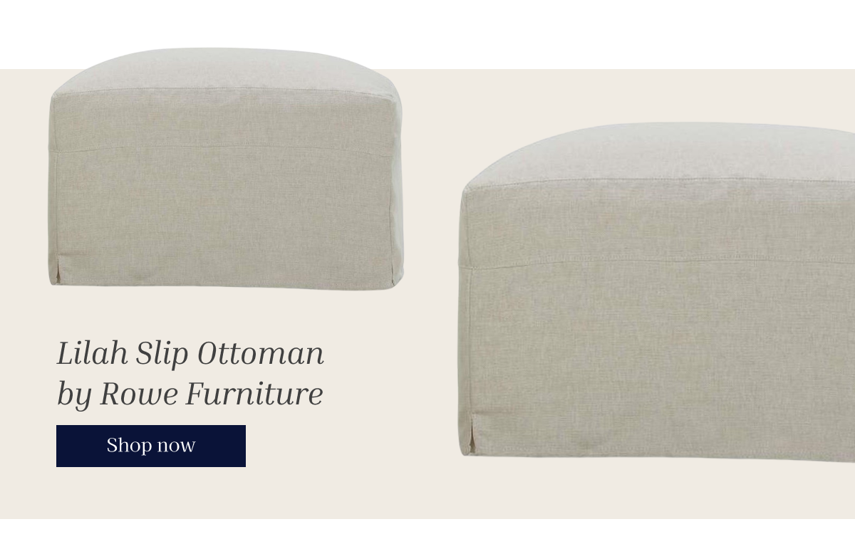 Lilah Slip Ottoman