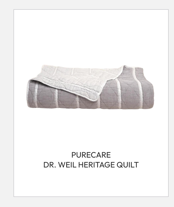 purecare Dr. Weil Heritage Quilt