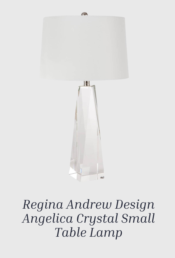 Angelica Crystal Small Table Lamp
