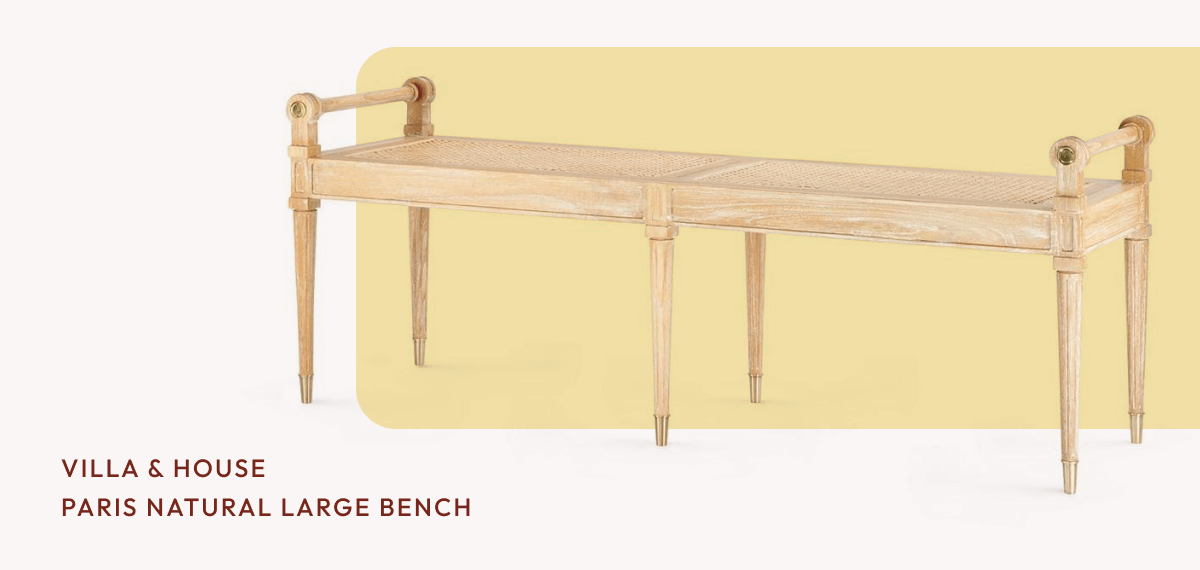Paris Natural Large Bench