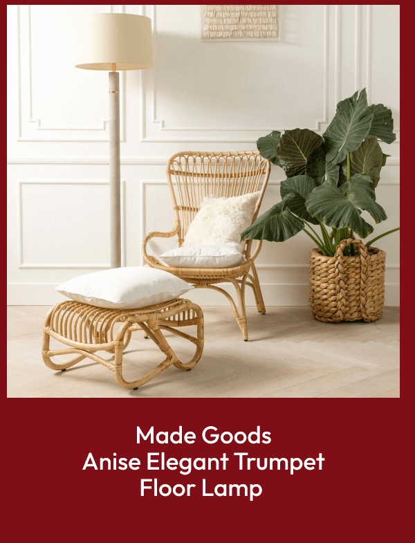 Anise Elegant Trumpet Floor Lamp
