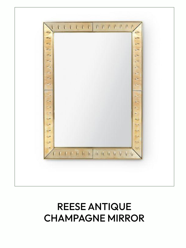 Reese Antique Champagne Mirror 