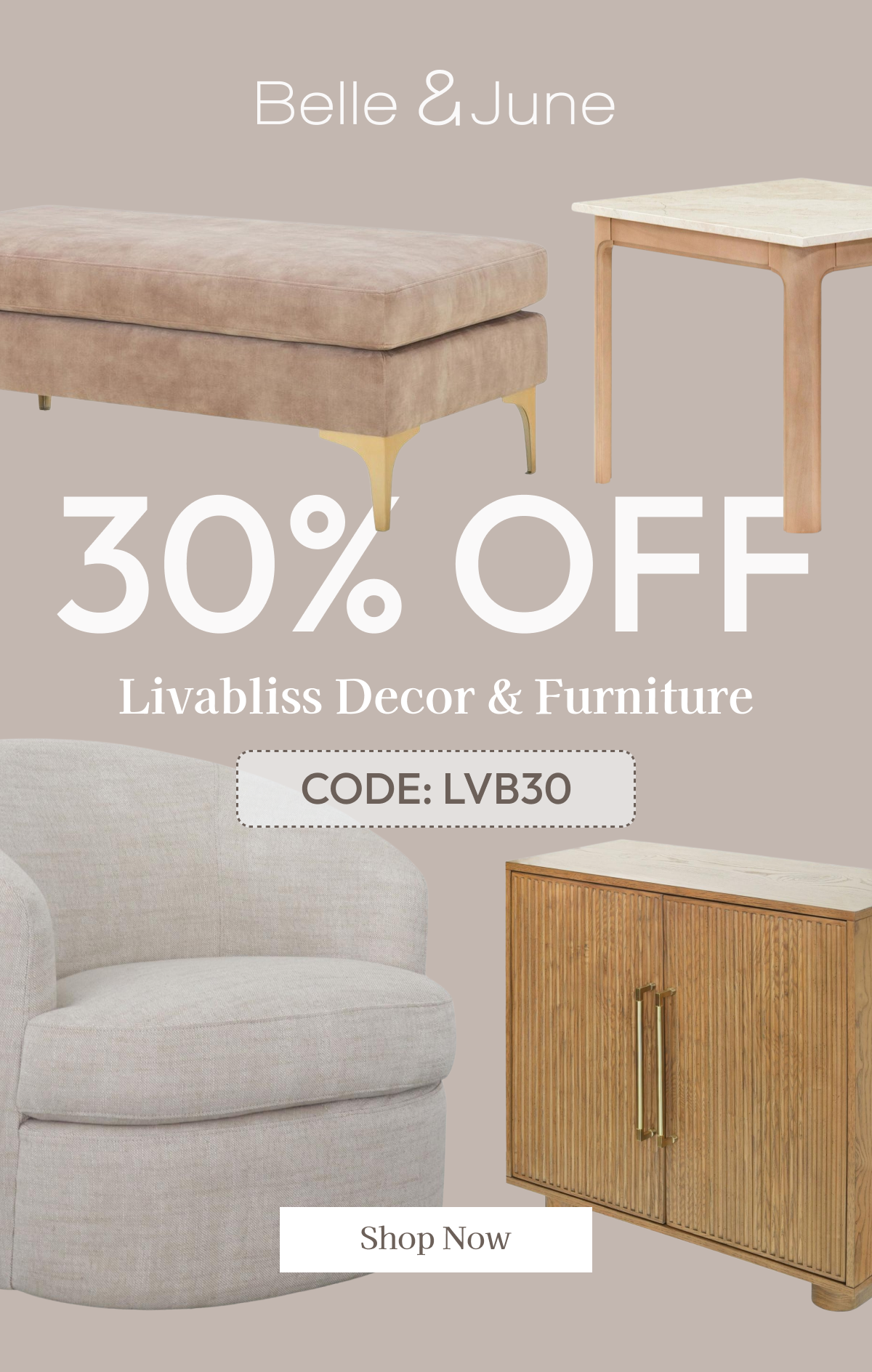30% OFF Entire Livabliss Collection CODE: LVB30