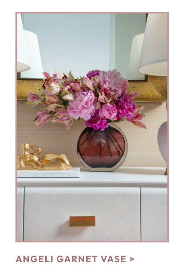 Angeli Garnet Vase