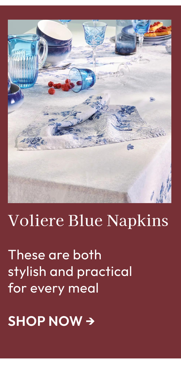 Voliere Blue Napkins
