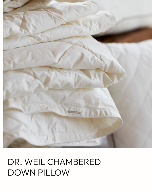 Dr. Weil Chambered Down Pillow