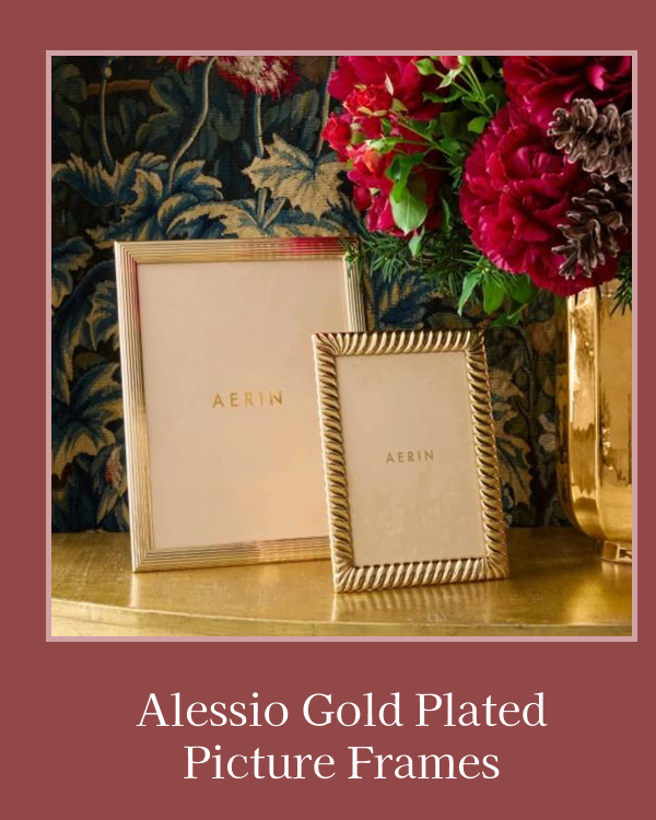 Alessio Gold Plated Picture Frames