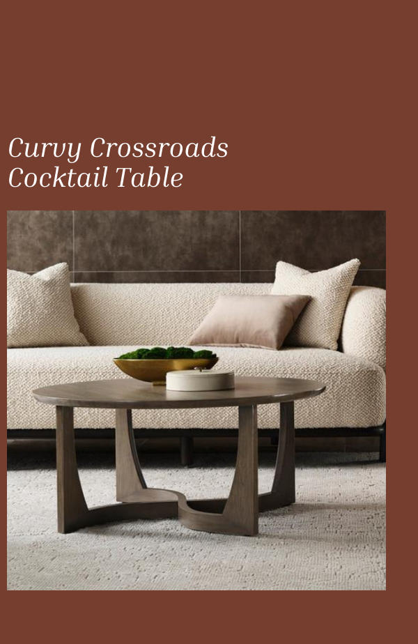Curvy Crossroads Cocktail Table