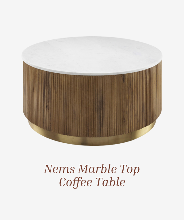 Nems Marble Top Coffee Table