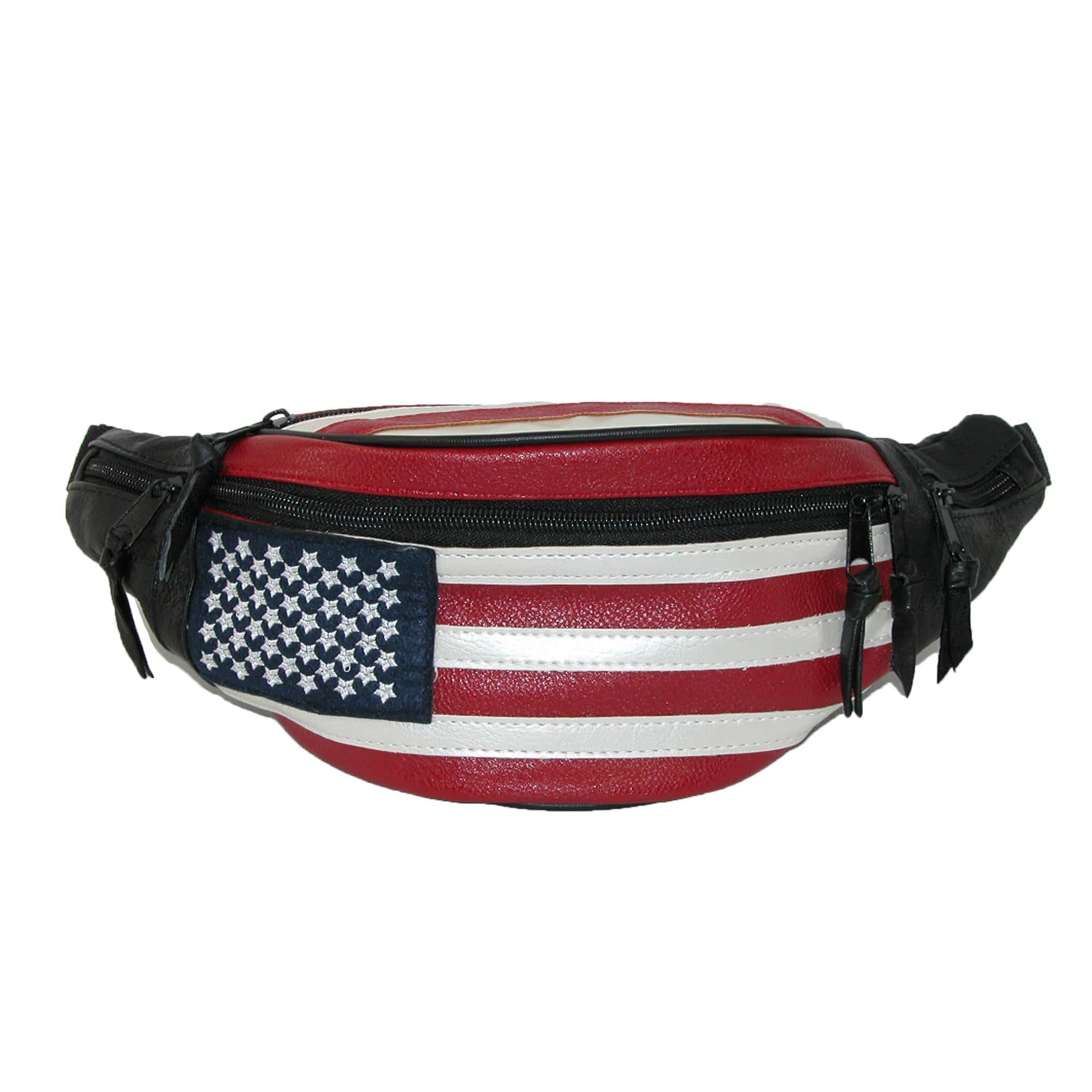 Image of Leather Patriotic Waist Pack