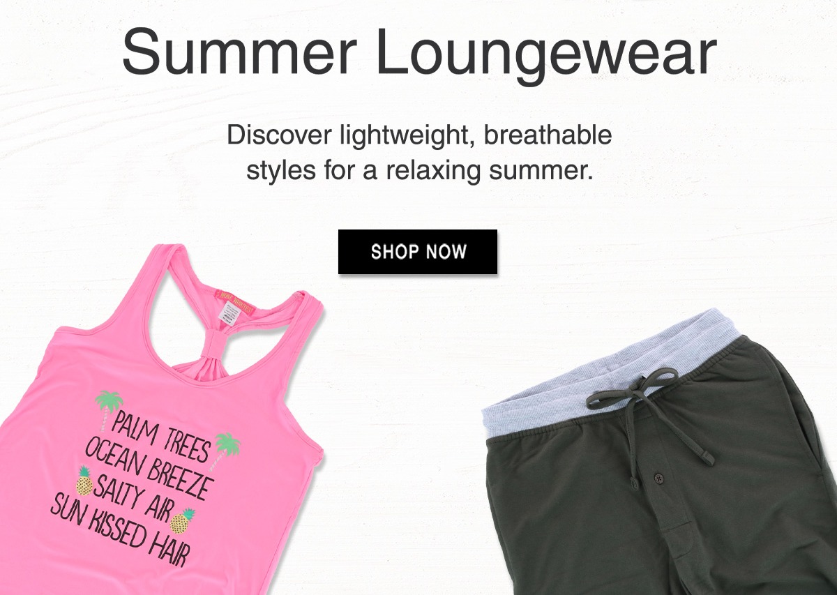 Summer Loungewear: Discover lightweight, breathable styles for a relaxing summer. Shop now!