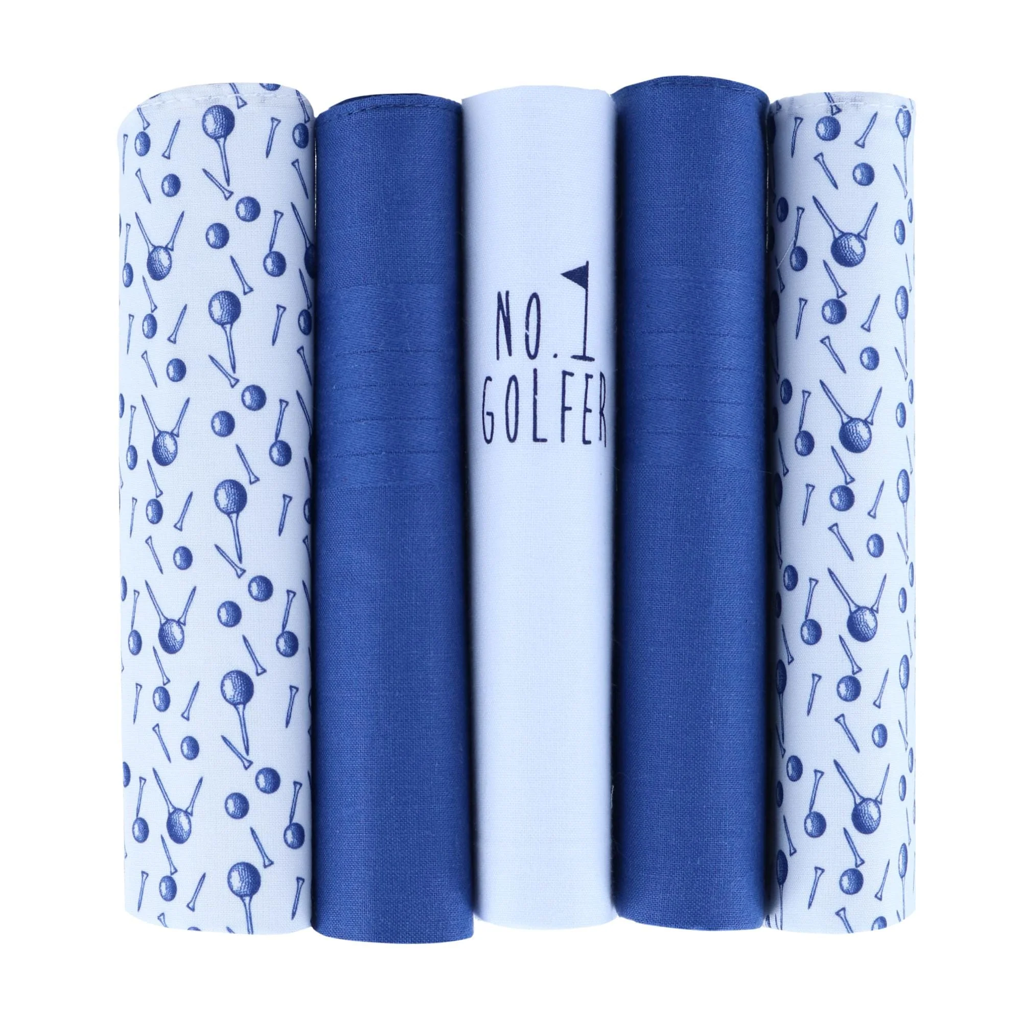 Image of Men's 5 Pack Cotton Golf Hankies