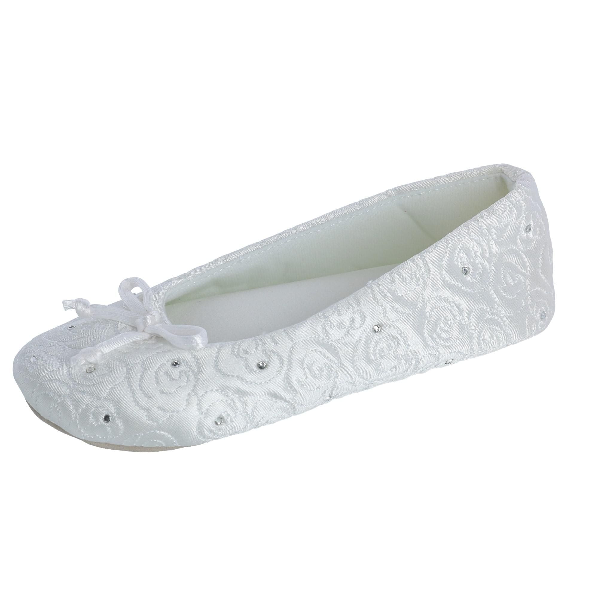 Image of Isotoner Women's Quilted Ballerina Slippers