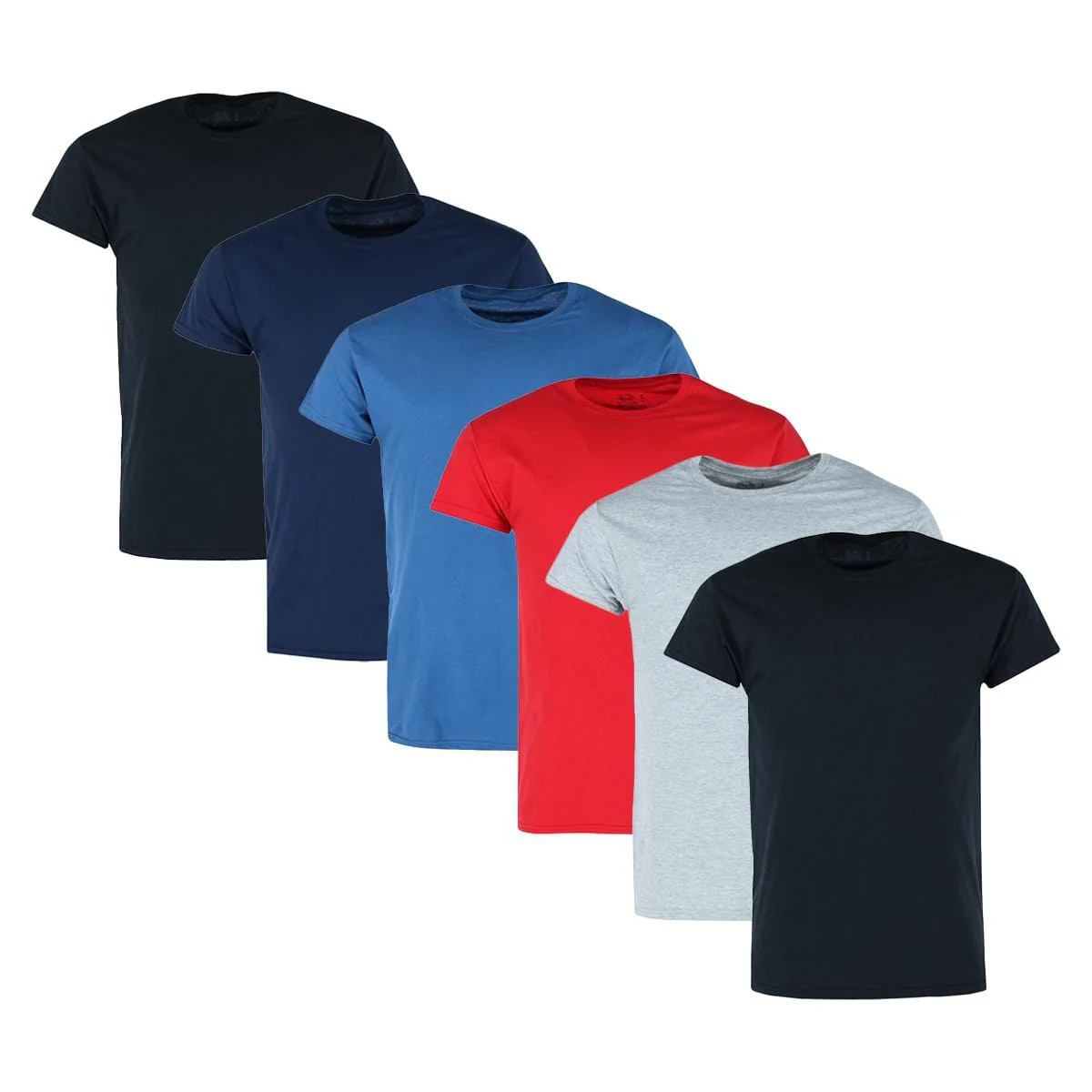 Image of Fruit of the Loom Men's Short Sleeve 6 Pack