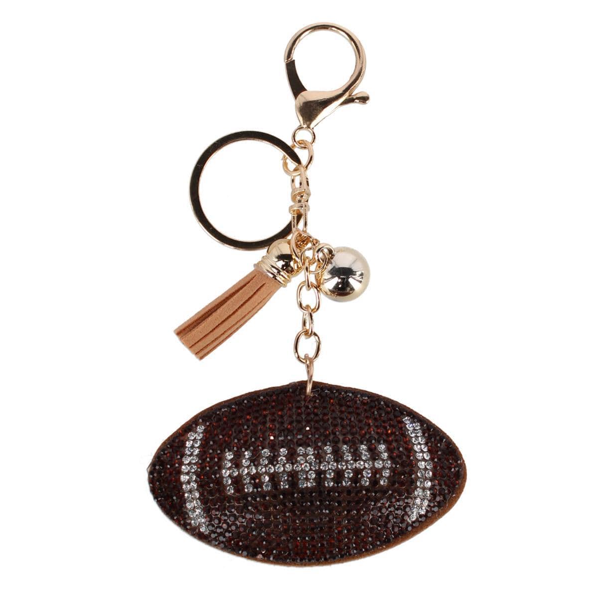 Image of Women's Glitter Football Bag Charm