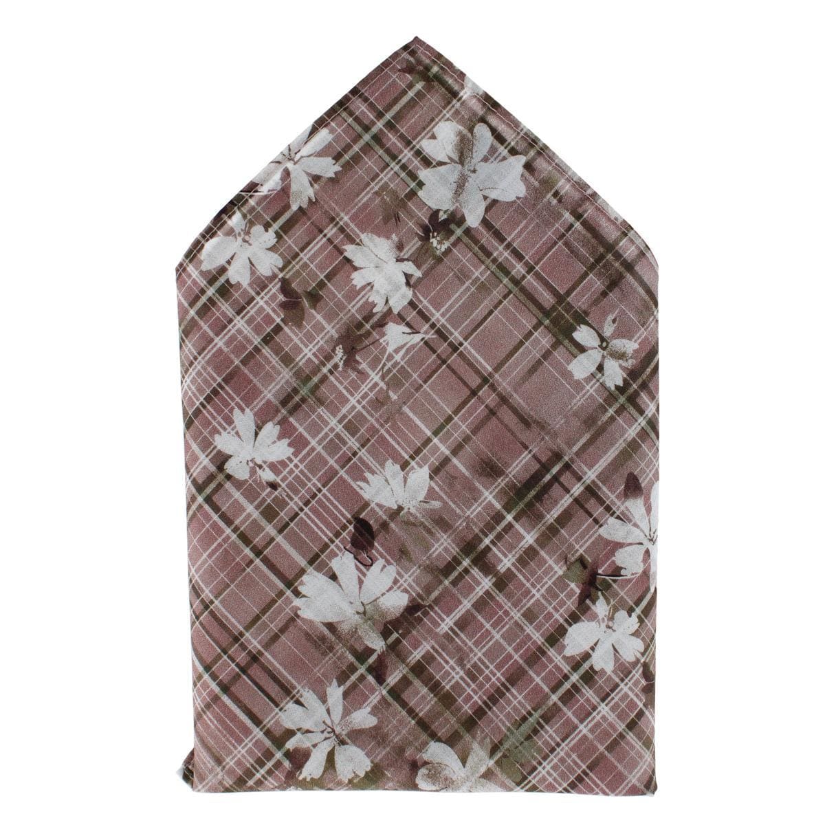 Image of Ascentix Plaid Cotton Handkerchief