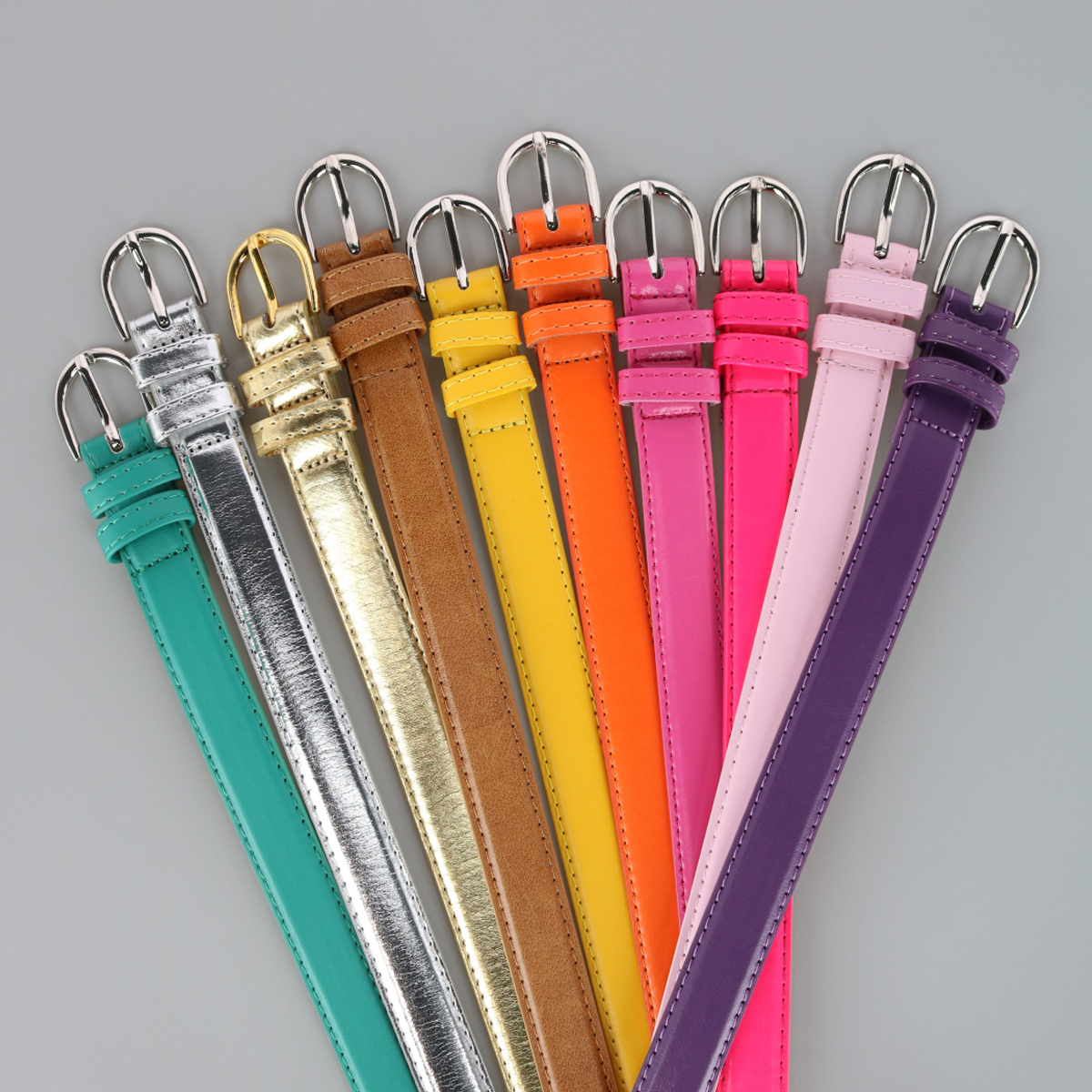 Leather belts for kids in multiple colors 