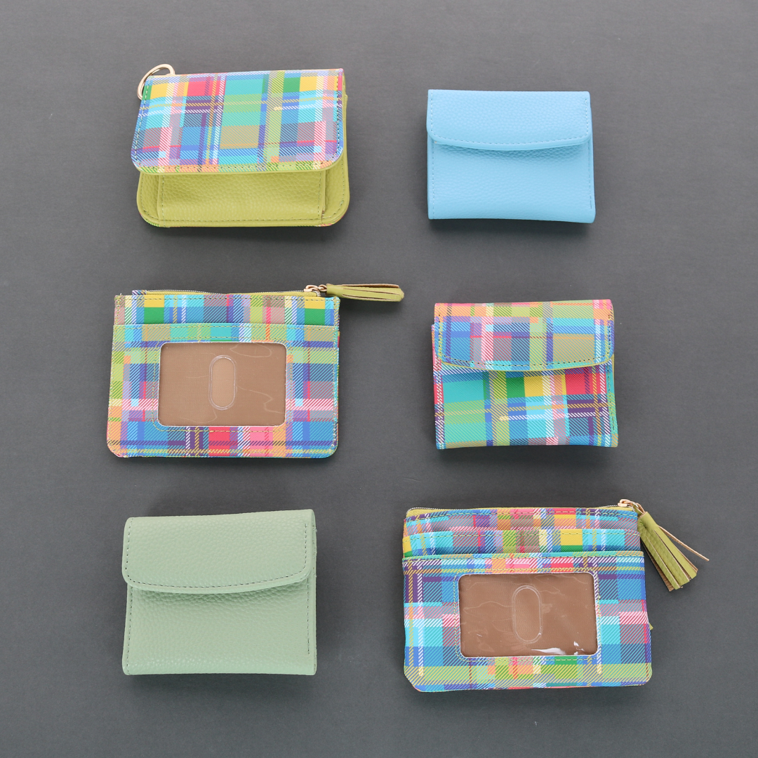 A variety of women's wallets