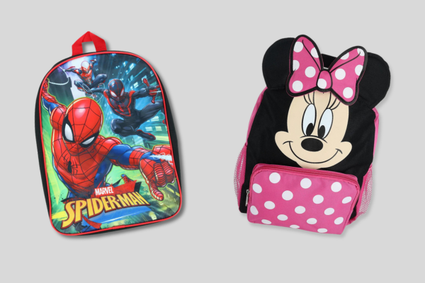 Spider man and Minnie Mouse Lunch Boxes