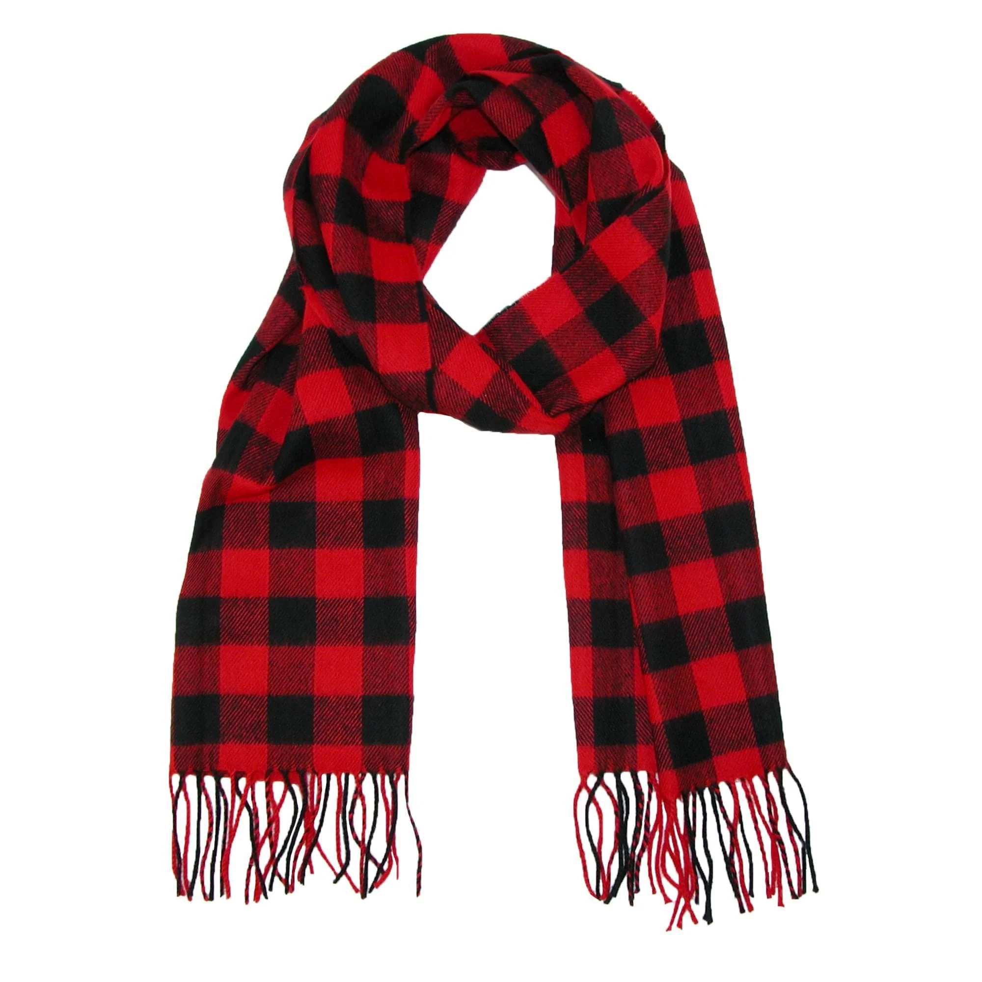 Image of Soft Buffalo Plaid Scarf