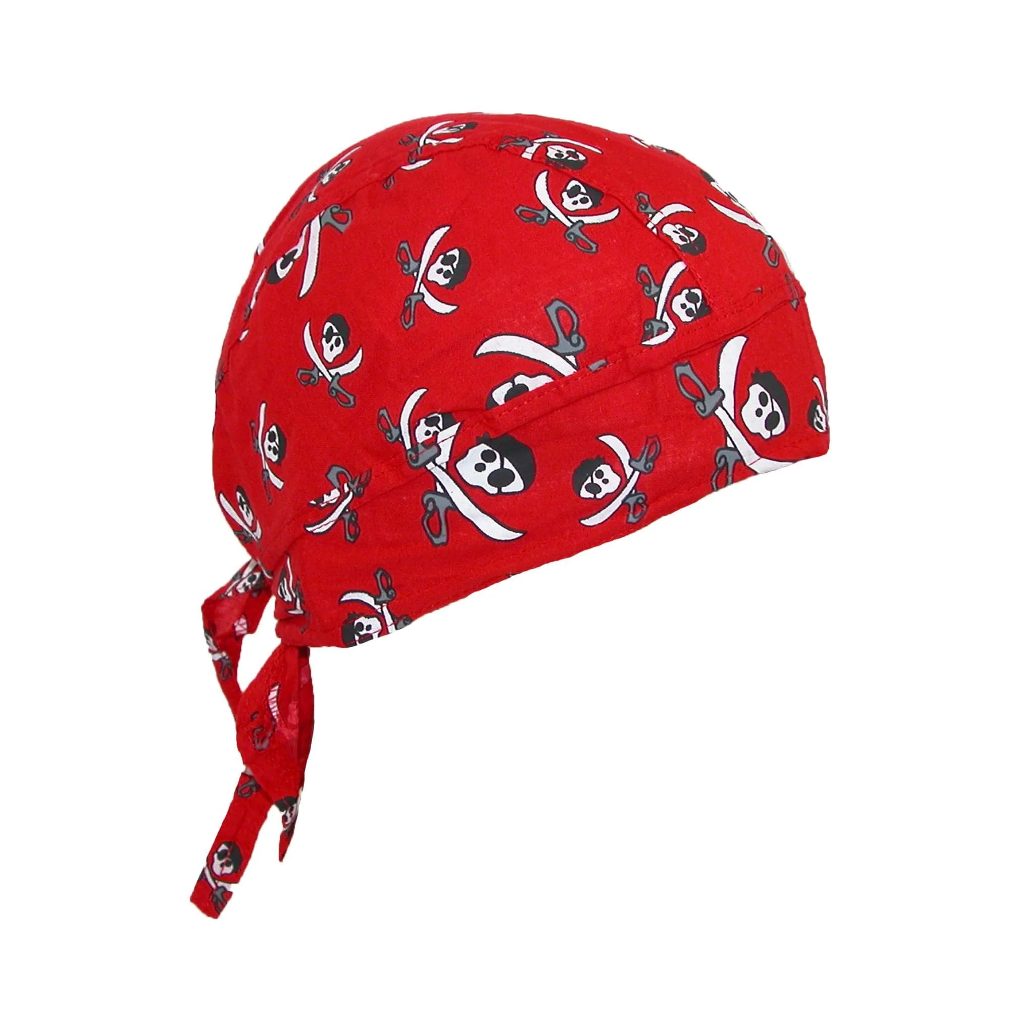 Image of Cotton Pirate Skull Do Rag Cap