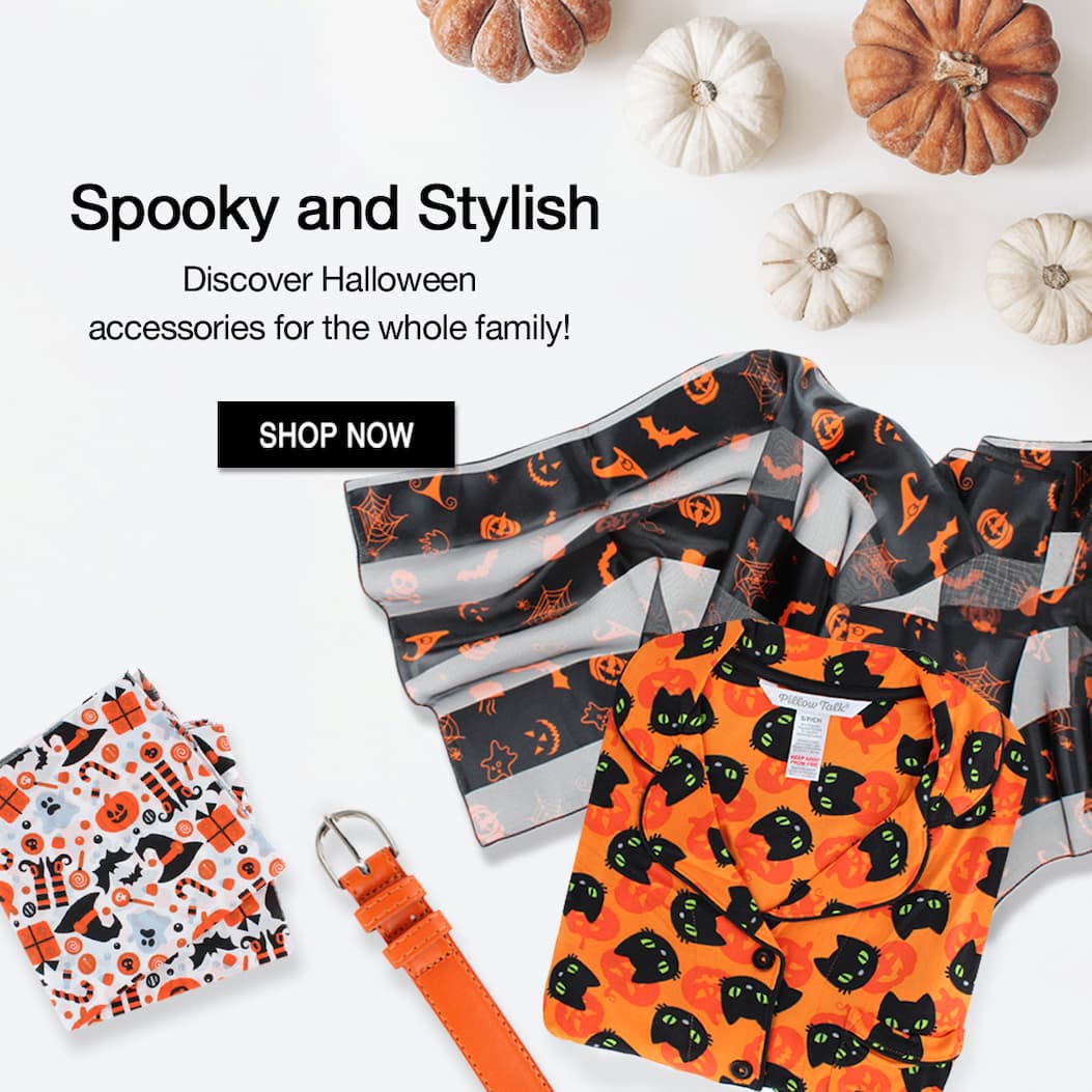 Spooky and stylish. Discover Halloween accessories for the whole family! Shop now.