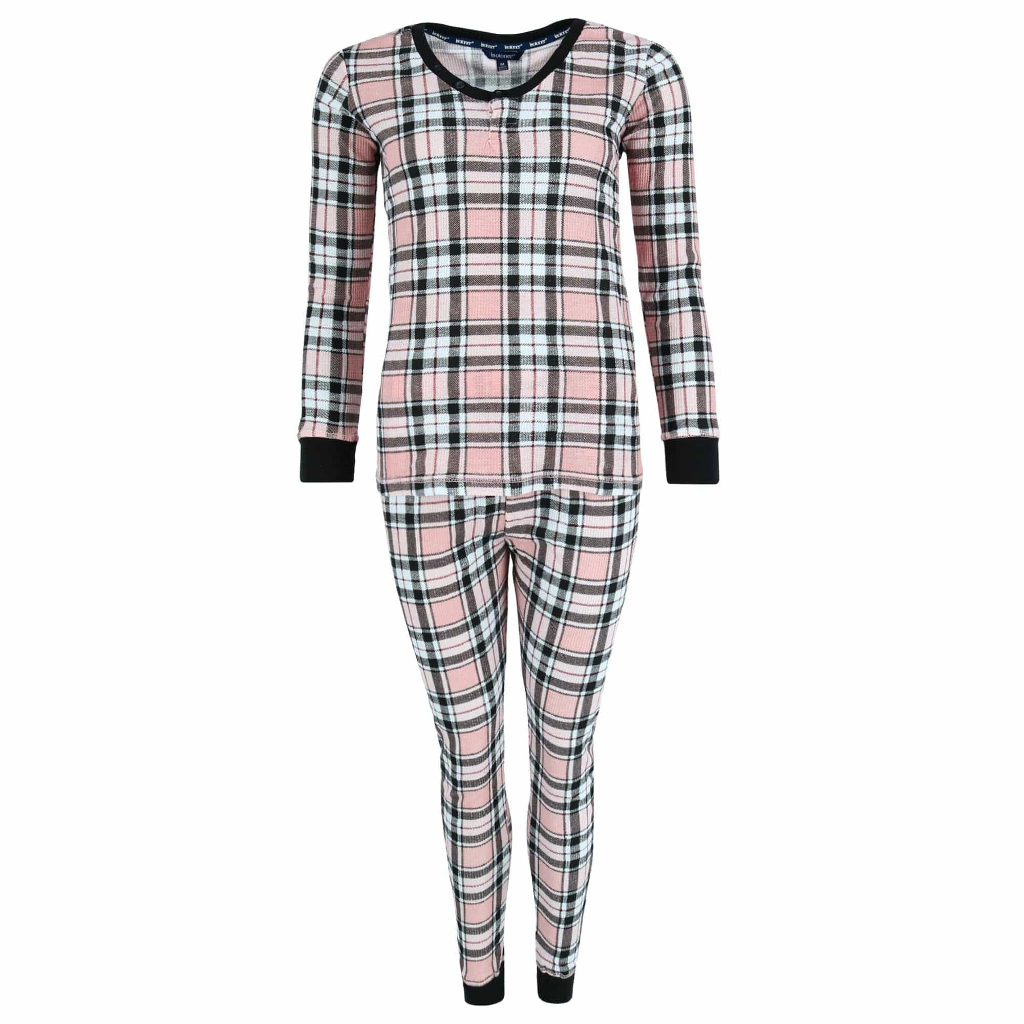 Image of Women's Waffle Weave Thermal Set