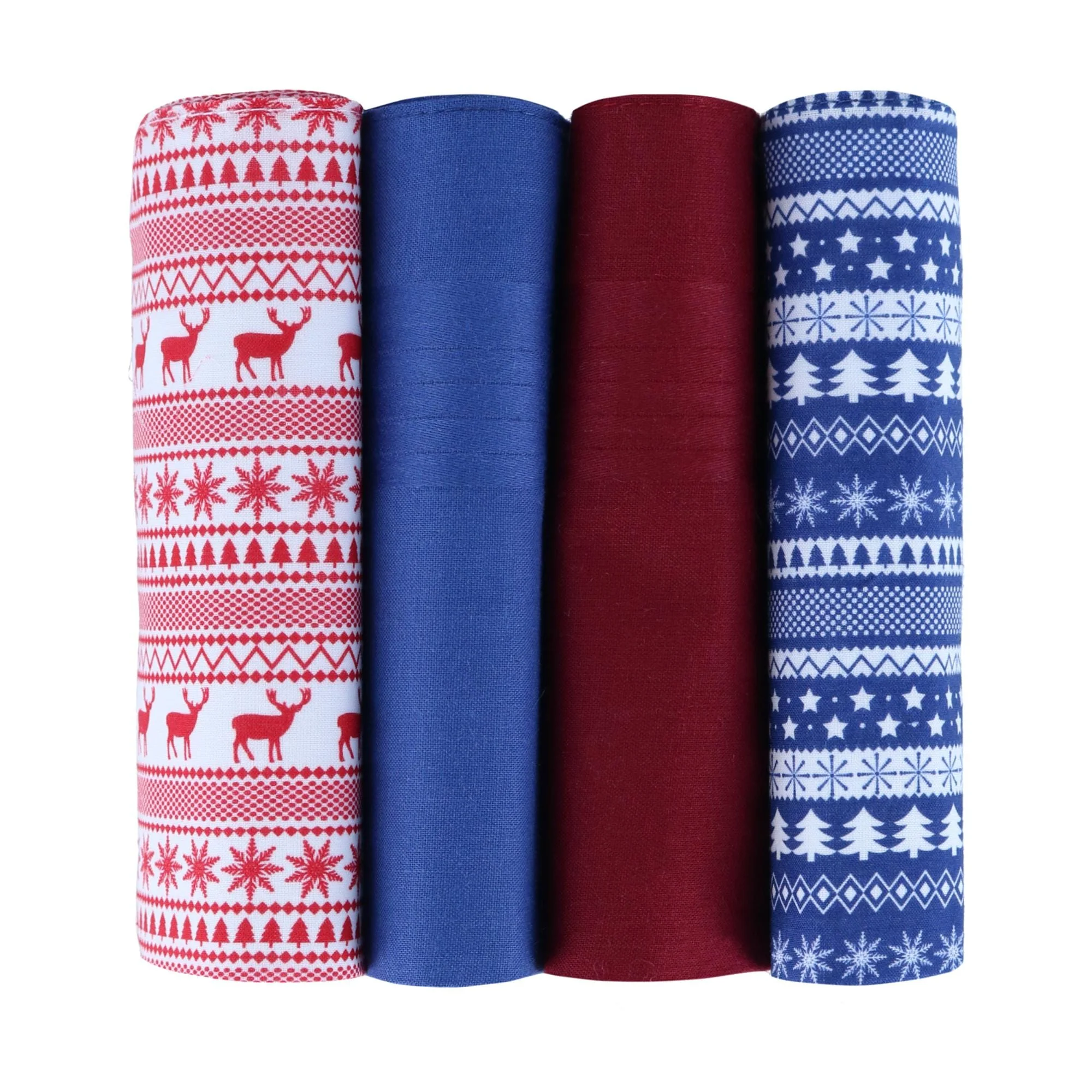 Image of Men's 4 Pack Christmas Hankies