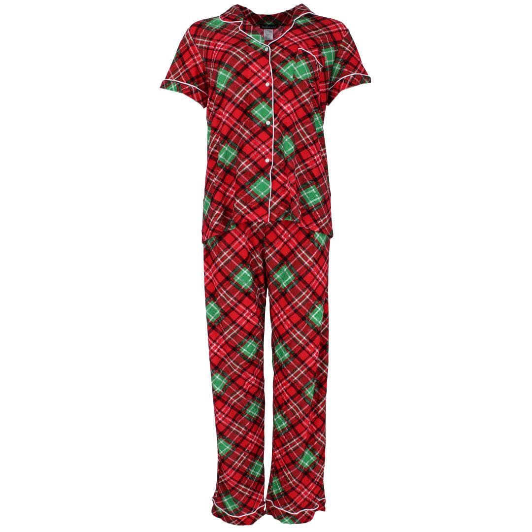 Image of Women's Plaid Pajama Set