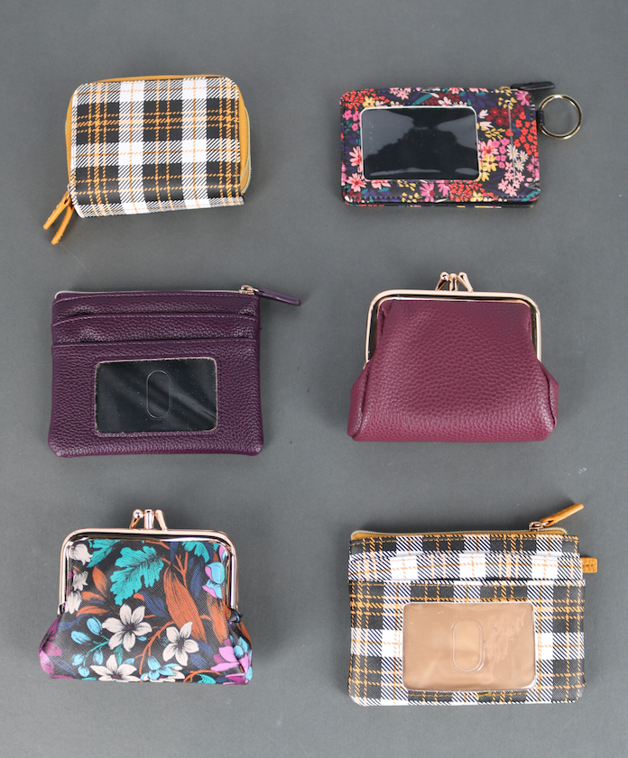 Assortment of women's wallets