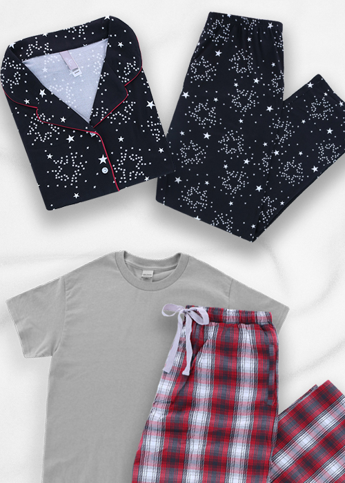 Two pairs of pajama sets