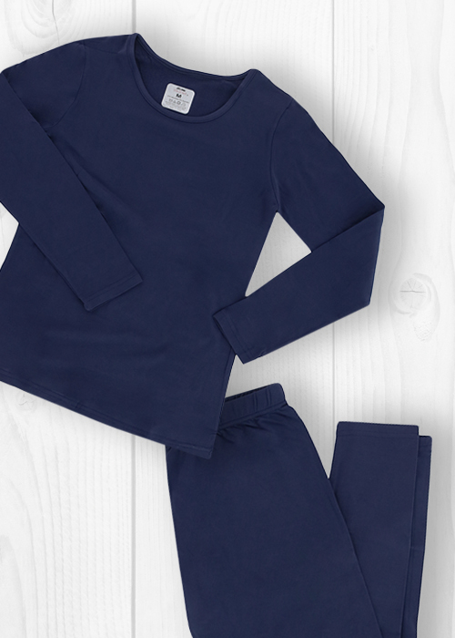 Thermal Undergarment set for women in navy