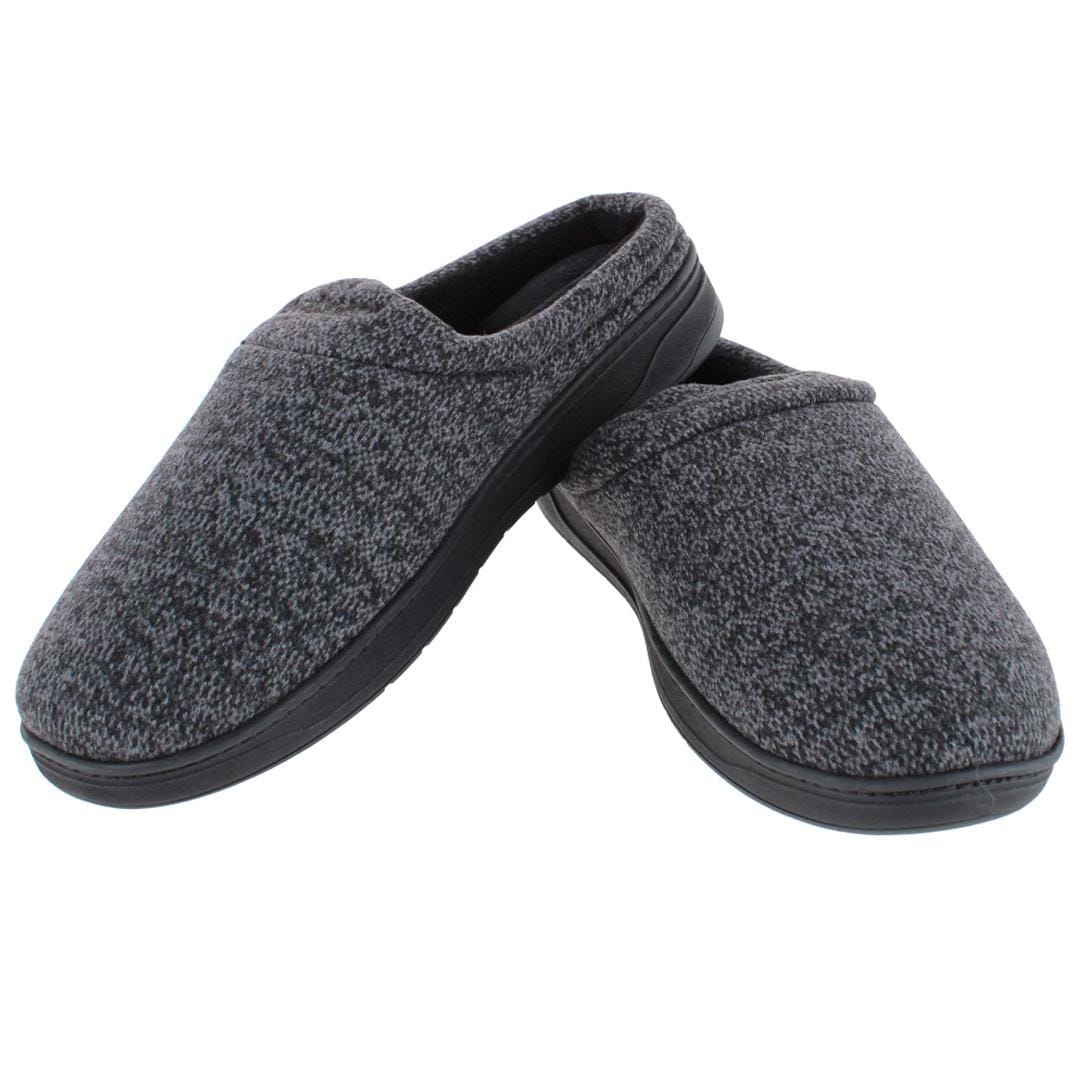 Image of Isotoner Men's Heathered Knit Slipper